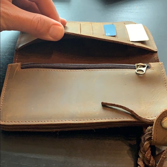 Leather Chain Wallet NEW - Picture 6 of 8